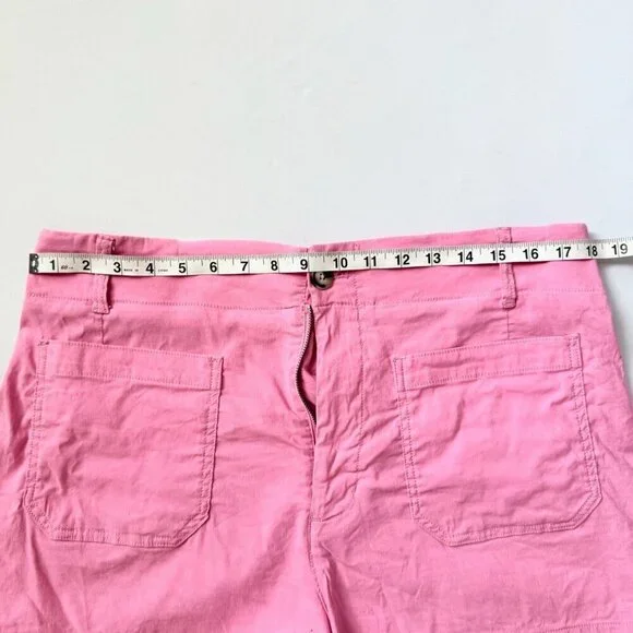 Anthropologie The Colette Shorts Maeve Pink  Magic Fabric Edition Womens Size 33 - Picture 11 of 13
